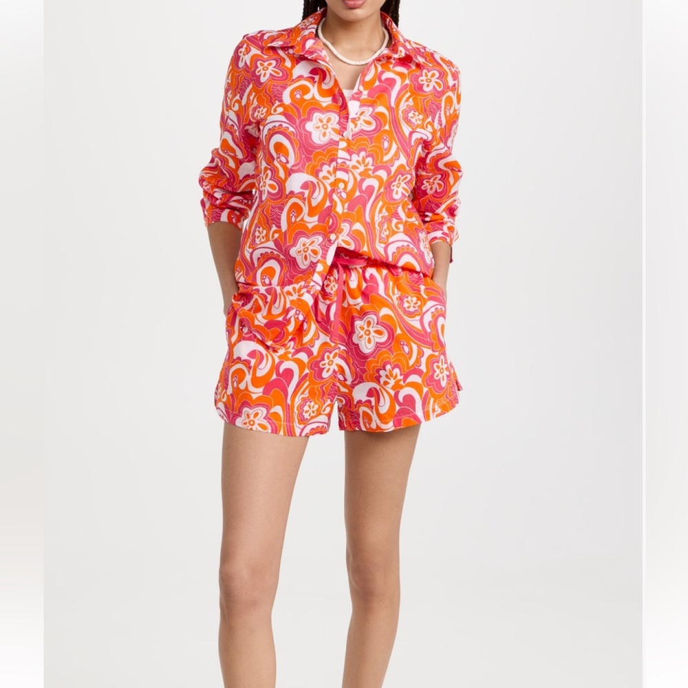 Playa Lucila Retro Top and Matching Shorts 2-Piece Set - Sz Large - Picture 3 of 16